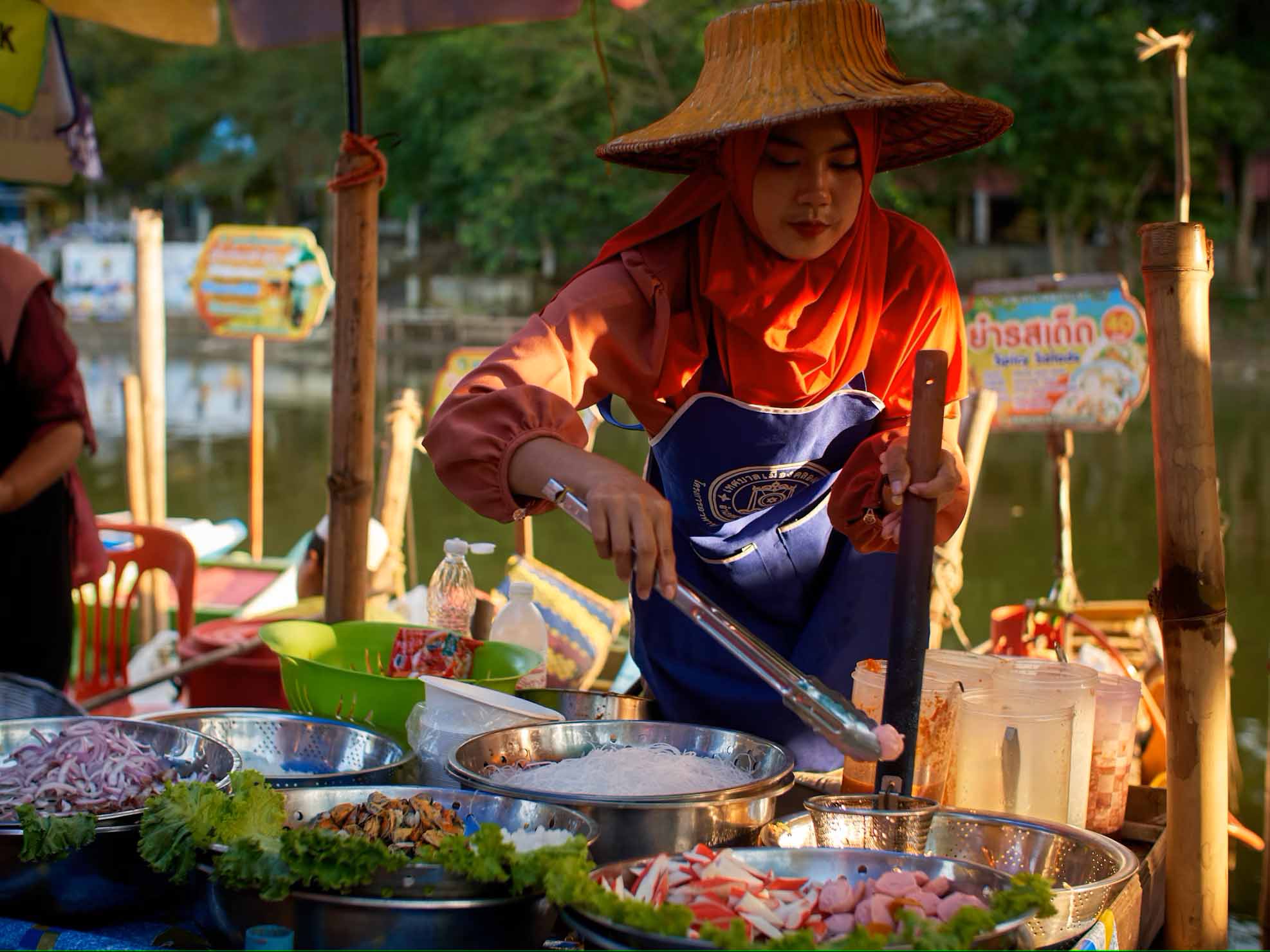 Vibrant street food in Vietnam